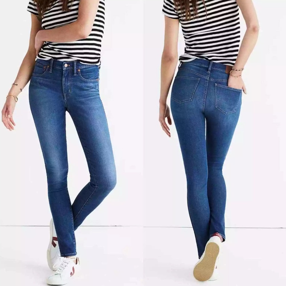 MADEWELL 9” MID RISE SKINNY Jeans Size 28